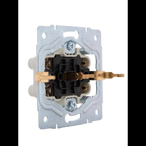 Розетка 2-м СП Karina с заземл. термопласт бел. LEZARD 707-0200-127B фото 5