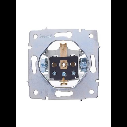 Розетка 1-м СП Vesna с заземл. ПБТ механизм бел. LEZARD 742-0288-122B фото 5