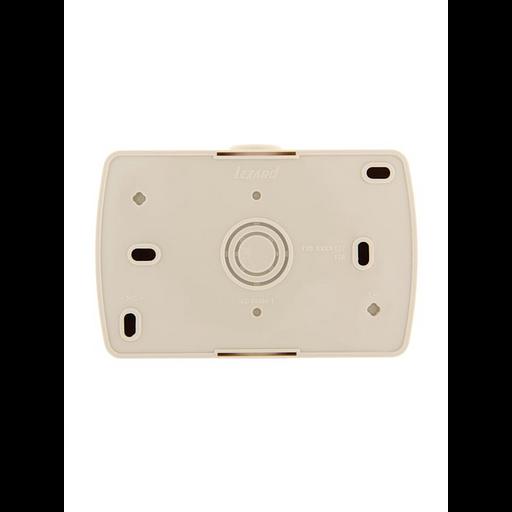 Розетка 2-м ОП Nata 16А IP20 без заземл. керамика крем. LEZARD 710-0300-128 фото 2