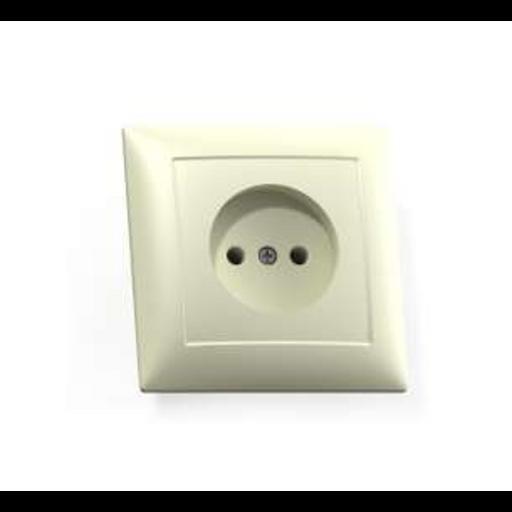 Розетка 1-м СП Селена РС16-369 16А IP20 сл. кость Кунцево 8145 фото 1