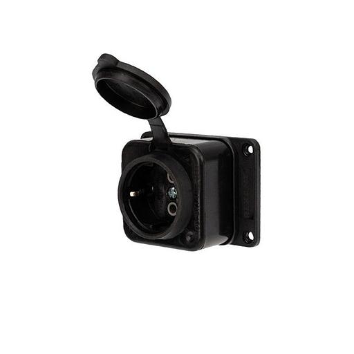 Розетка штепсельная влагозащ. с/з 16А IP54 каучук Rexant 111-111 фото 1