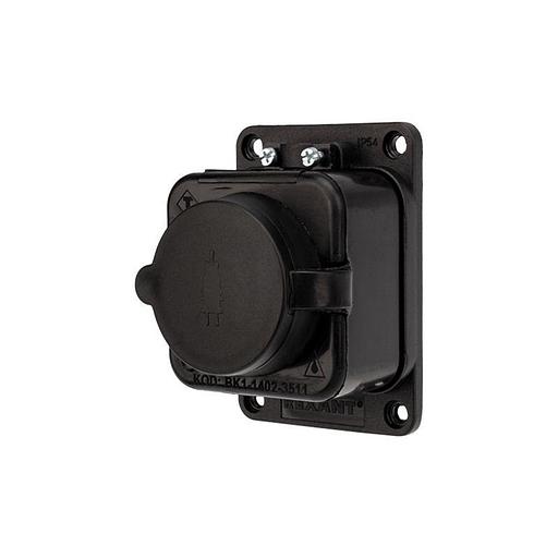 Розетка штепсельная влагозащ. с/з 16А IP54 каучук Rexant 111-111 фото 2