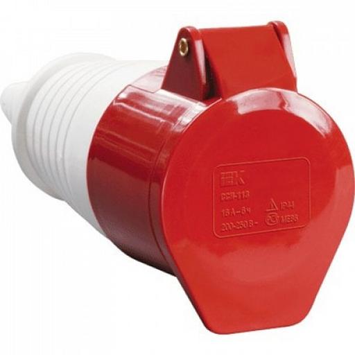 Розетка кабельная 32А 380В 3P+PЕ+N ССИ-225 IP44 ИЭК PSR22-032-5 фото 1
