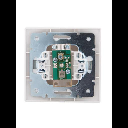 Розетка телевизионная оконечная TV СП Mira 16А IP20 с сер. вставкой бел. LEZARD 701-0215-130 фото 4