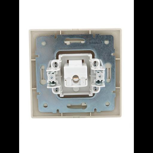 Розетка компьютерная 1-м СП Mira RJ45 крем./крем.. LEZARD 701-0303-139 фото 4