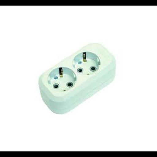 Колодка удлинителя 2-м с заземл. Makel MGP111 фото 1