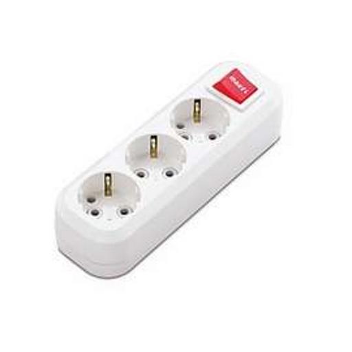 Колодка удлинителя 3-м с заземл. с выкл. Makel MGP211 фото 1