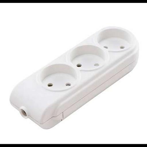 Колодка удлинителя 3-м без заземл. защ. шторки Makel N3010000 фото 1