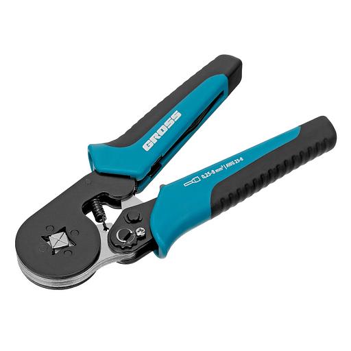 Клещи (пресс-клещи) для обжима наконечников электропроводов с сечением 0,25-8 мм2 фото 1