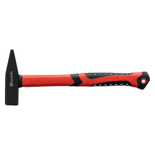 Молоток слесарный, 500 г, фибергласовая обрезиненная рукоятка фото 2