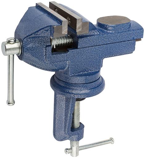 Тиски настольные поворотные усиленные 65 мм (1.7 кг) фото 1