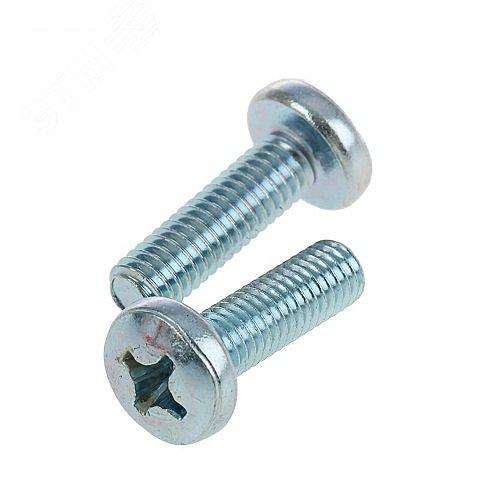 Винт DIN 7985 M6х30 4.8 оц 20 шт с полукруглой головой оцинкованный фото 1