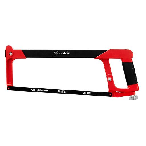 Ножовка по металлу, 300 мм, биметаллическое полотно, обрезиненная рукоятка фото 2