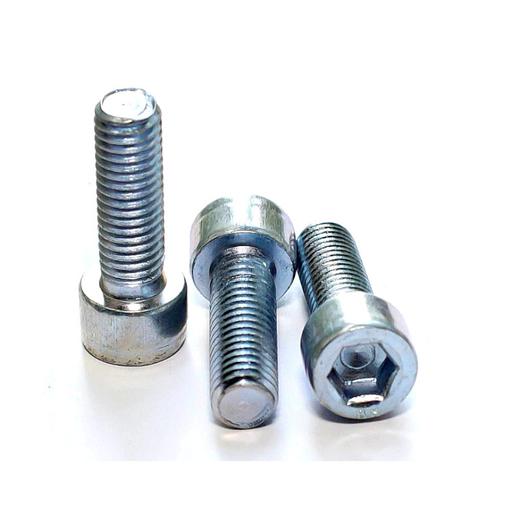 Винт DIN 912 М5х90 с цилиндрической головкой и внутренним шестигранником класс прочности 8.8 покрытие цинк фото 1