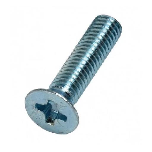 Винт DIN 965 М6х70 потайная голова класс прочности 4.8 покрытие цинк фото 1