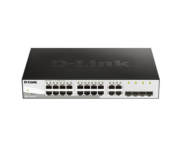 D-Link DGS-1210-20/F2 Настраиваемый L2 коммутатор с 16 портами 10/100/1000Base-T и 4 комбо-портами 100/1000Base-T/SFP фото 1