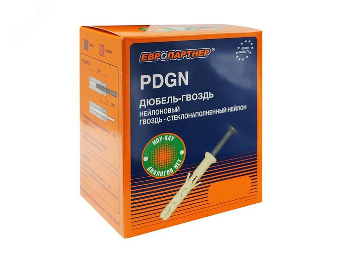 Дюбель-гвоздь PDGN LK 6х40,цилиндр. манж. фото 2