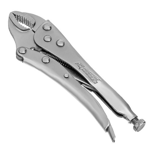 Зажим ручной, 180 мм, полукруглый захват фото 2