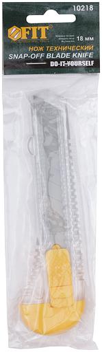 Нож технический 18 мм пластиковый фото 3