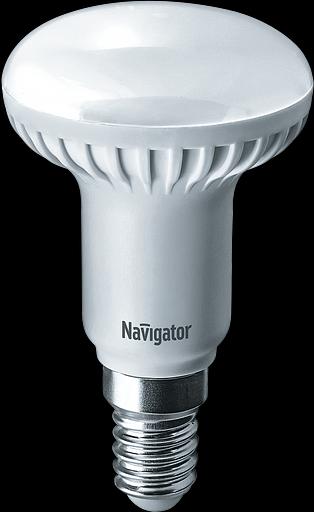 Лампа светодиодная LED зеркальная 5вт E14 R50 белая фото 1