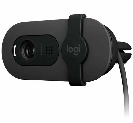 Камера Web Logitech Brio 105 графитовый 2Mpix (1920x1080) USB2.0 с микрофоном для ноутбука (960-001590) фото 3