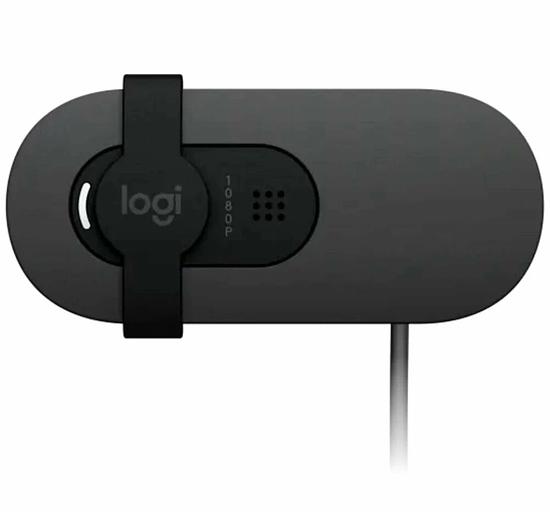 Камера Web Logitech Brio 105 графитовый 2Mpix (1920x1080) USB2.0 с микрофоном для ноутбука (960-001590) фото 4