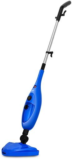 Швабра паровая Kitfort КТ-3927 1300Вт синий/черный фото 1