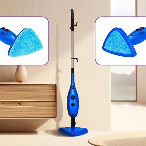 Швабра паровая Kitfort КТ-3927 1300Вт синий/черный фото 6