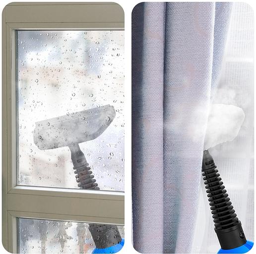 Швабра паровая Kitfort КТ-3927 1300Вт синий/черный фото 7