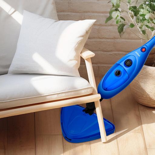 Швабра паровая Kitfort КТ-3927 1300Вт синий/черный фото 8