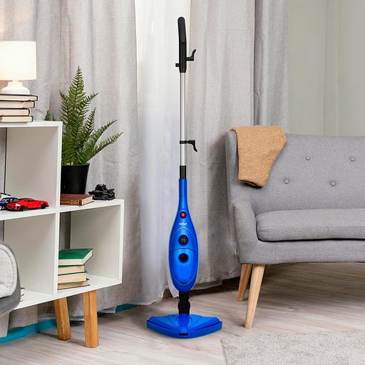 Швабра паровая Kitfort КТ-3927 1300Вт синий/черный фото 10