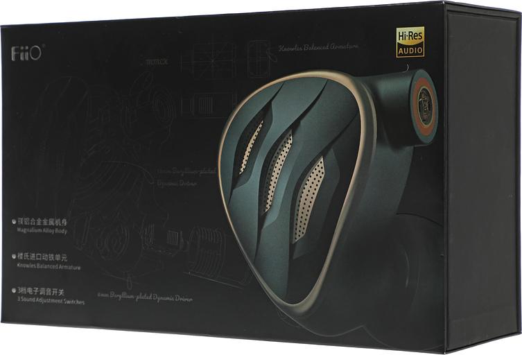 Наушники вкладыши Fiio FH5S 1.2м черный/медный проводные в ушной раковине (80001473) фото 8