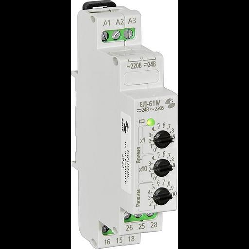 Реле времени ВЛ-61М 24В AC-DC/220В AC 10 режимов 0.1с.9.9ч Реле и Автоматика A8223-76911366 фото 1