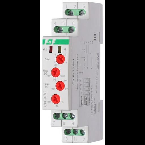 Реле контроля наличия и чередования фаз CKF-318-1 (контроль чередования; слипания фаз; регулировка в фото 2