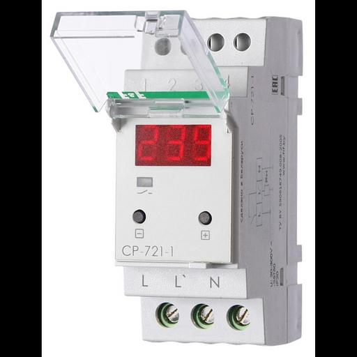 Реле напряжения CP-721-1 (однофазное; цифровая индикация; напряжение питания 50-450В контакт 1NO 63А фото 3