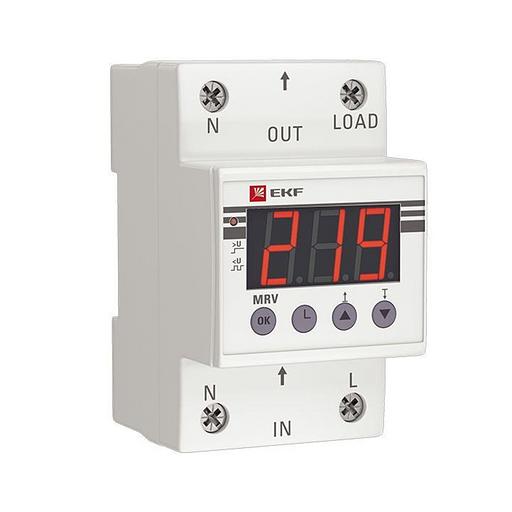Реле напряжения с дисплеем MRV 63А PROxima EKF MRV-63A фото 2