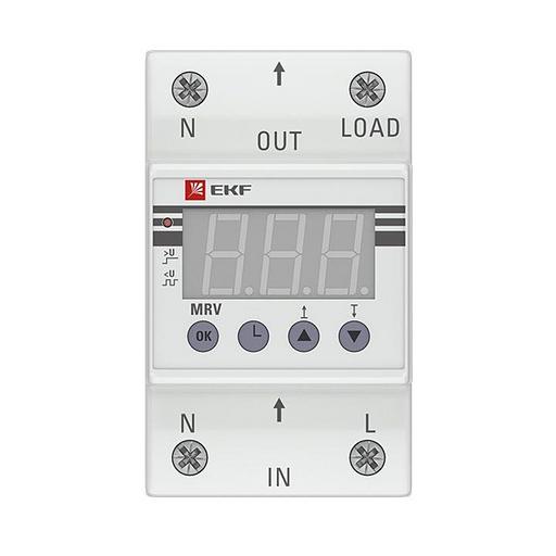 Реле напряжения с дисплеем MRV 63А PROxima EKF MRV-63A фото 3