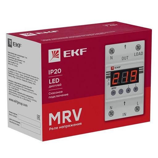 Реле напряжения с дисплеем MRV 63А PROxima EKF MRV-63A фото 4