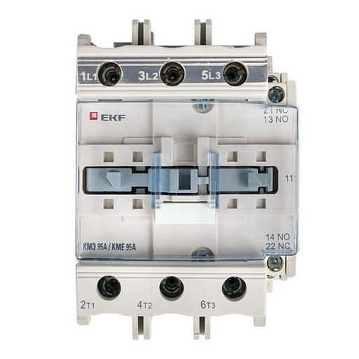 Контактор КМЭ 95А кат. 220В AC 1НО+1НЗ EKF ctr-s-95-220 фото 2