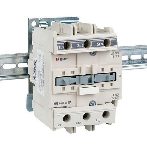 Контактор КМЭ 95А кат. 220В AC 1НО+1НЗ EKF ctr-s-95-220 фото 6