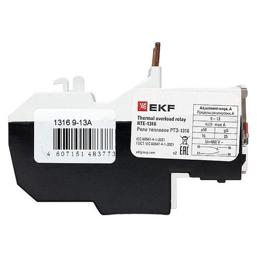 Реле тепл. РТЭ 1316 9-13А EKF rel-1316-9-13 фото 8