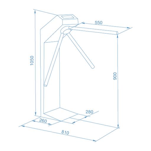 Турникет-трипод PERCo-TTR-04.1G фото 4