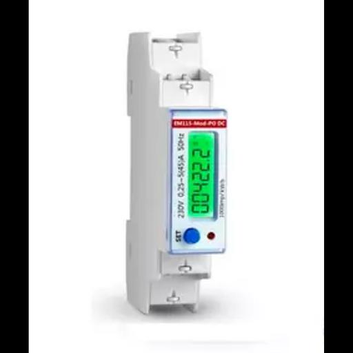 Счётчик электрической энергии EM115-MOD-PO DC, интерфейс RS485 MODBUS. крепление DIN фото 2