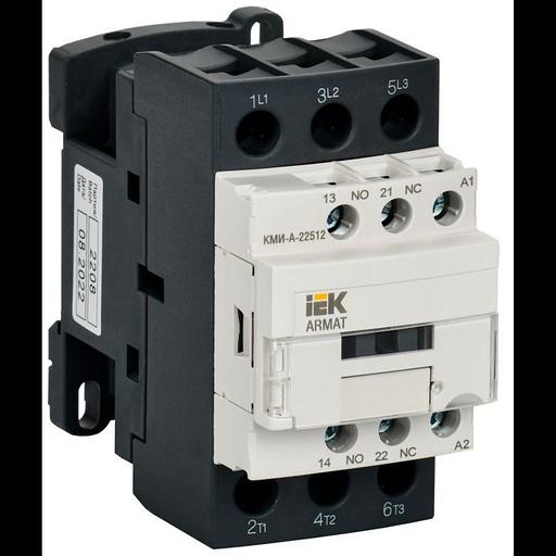 Контактор КМИ-А-22512 LC1D 25А кат. 24В AC 1НО+1НЗ AC-3 IEK AR-ACC-21-025-024-11 фото 1