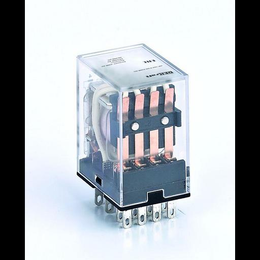 Реле промежуточное ПР-102 5А 230В AC 4 конт. с LED-индикацией DEKraft 23900DEK фото 1