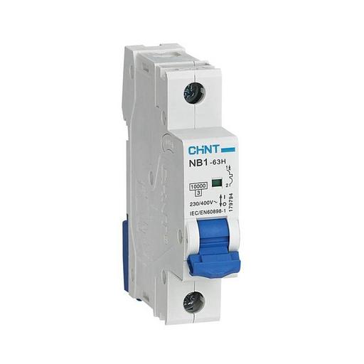 Выключатель автоматический модульный 1п C 20А 10кА NB1-63H (R) CHINT 179786 фото 1