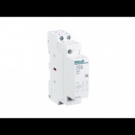 Контактор модульный МК-103 2НО 20А 230В DEKraft 18057DEK фото 1