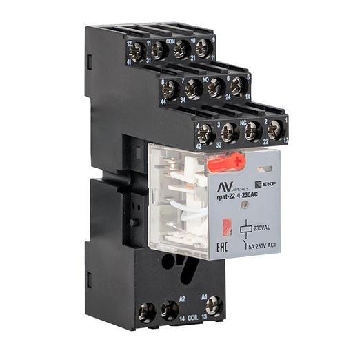 Разъем для реле РМ5 22/4 AVERES EKF rm5-22-4 фото 8