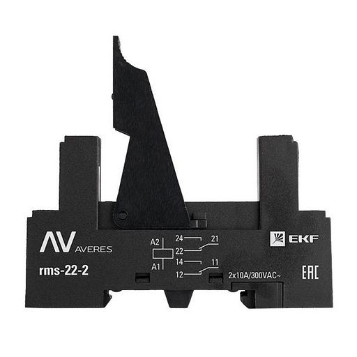 Разъем для реле РM slim 22/2 AVERES EKF rms-22-2 фото 1