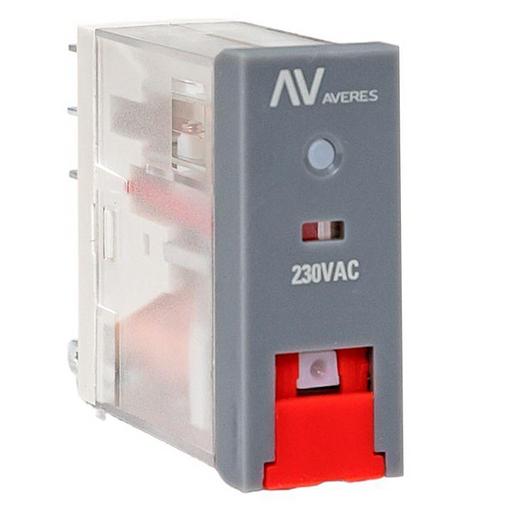 Реле промежуточное с кнопкой и мех. индикацией RPAt 22/2 8А 230В AC EKF rpat-22-2-230AC фото 5